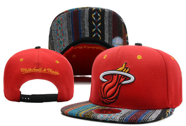 Miami Heat Snapback Hat XDF 2 0701